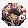 1pc Haikyuu! Anime Characters Umbrella Automatic Opening Closing, Portable 3-Fold Design, 8-Bone Iron Frame, Outdoor Umbrella, Ideal Gift for Fans, Tr