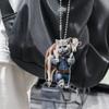 Подвеска для сумки Кот Брелок для ключей от машины Кольцо для ключей от машины Украшение для машины Модная акриловая подвеска Салон автомобиля