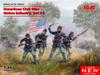 ICM Гражданская война в США Пехота Союза 2 Пластиковая модель 35023 Цветной пластик 1/35