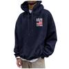 Men's Loose Printed Hooded Sweatshirt Men's Casual Fashion Sports Sweatshirt