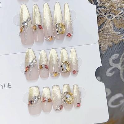 Чисто ручная фототерапия носимые планшеты для ногтей Flash Майяр готовый продукт носимый лак для ногтей многоразовый дизайн ногтей