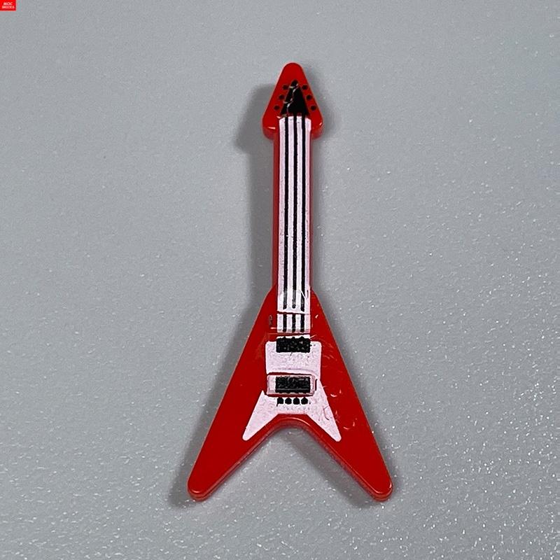 10 шт./лот Кубики MOC Инструмент Саксофон Бас-гитара suona Музыкальные Строительные Блоки DIY Куклы Игрушки Подарки для Детей