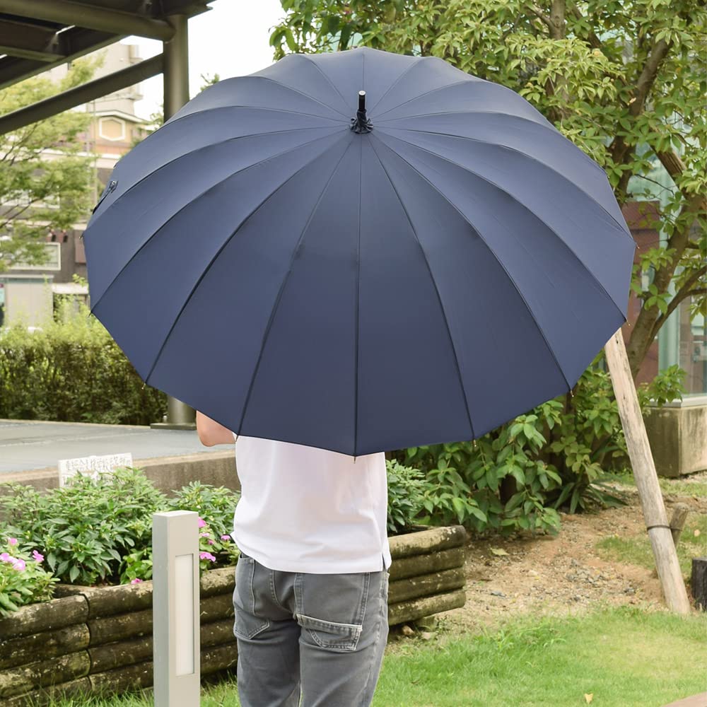 Зонт Long 16 Large Cold Bamboo 65 см, Зонт, мужской, Спицы, Размер, Ручка, (черный)