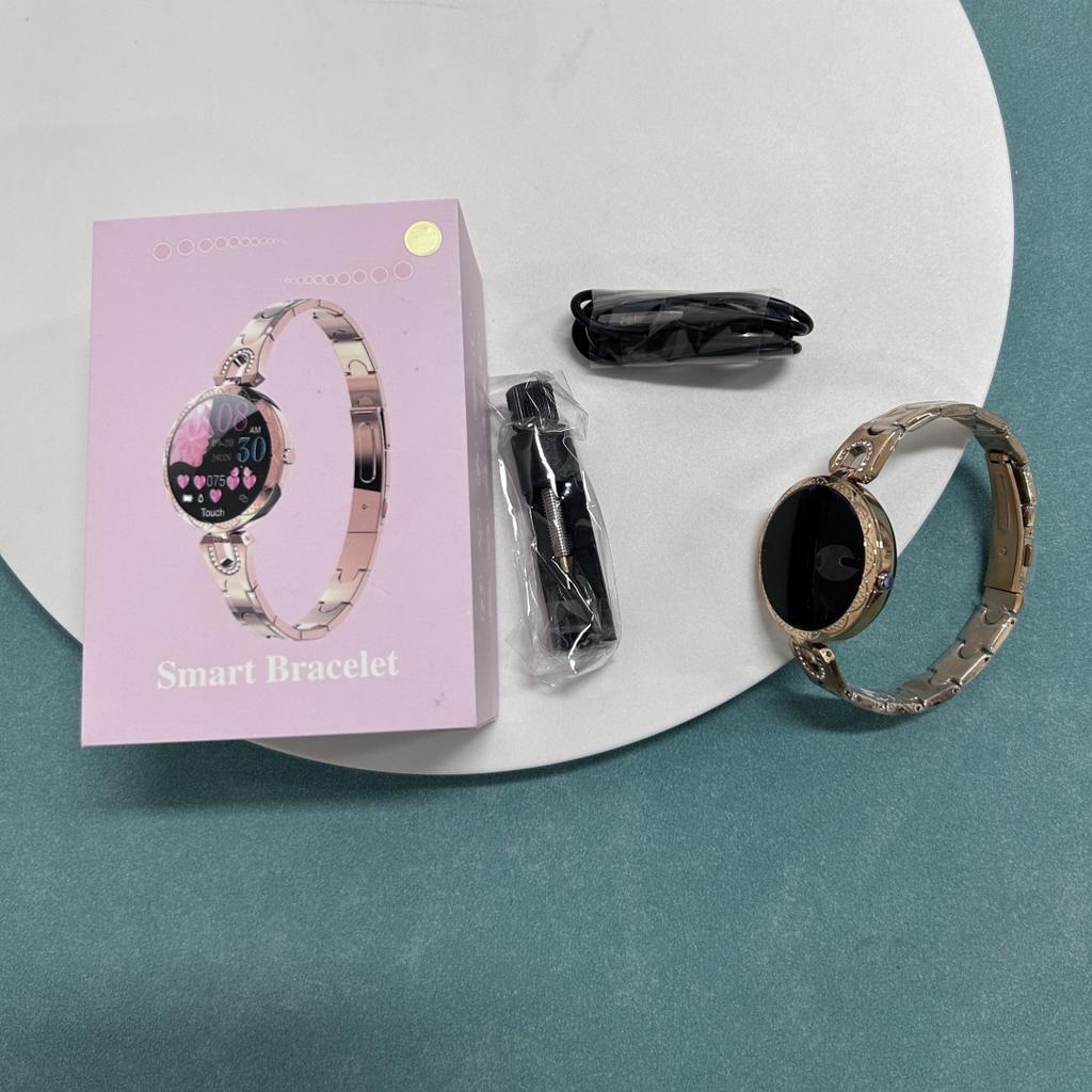 Rainbuvvy AK15 женский модный смарт-браслет 1,08-дюймовый HD ЖК-экран 240x210 BT4.0 IP67 водонепроницаемый 120 мАч Android смарт-часы специальный подарок