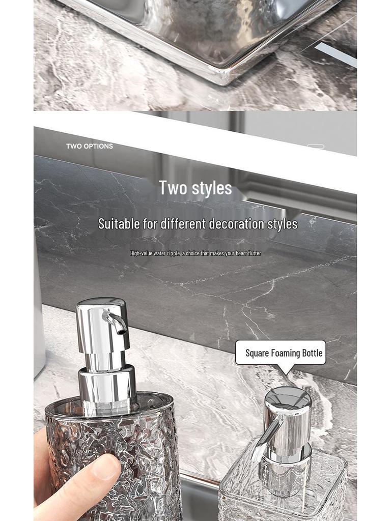 High-End Travel Foaming Dispenser: Shampoo, Shower Gel, Hand Soap Bottle