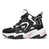 Skechers V2 Ткань Кожа Удобные Универсальные Амортизирующие Прочные Поддерживающие Сбалансированные Ударопрочные Высокие Папины Кроссовки 167270-BKW