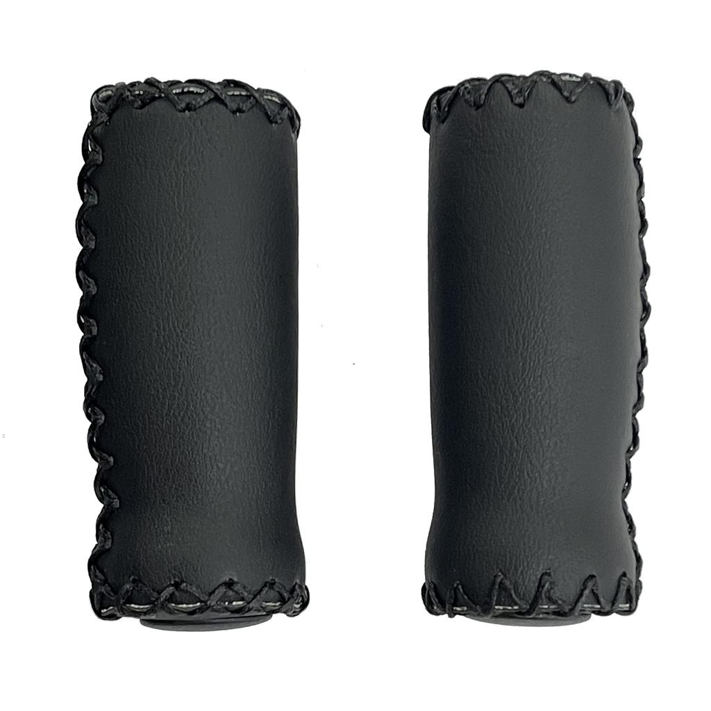 Velo Bicycle Grips [Barrel-Shaped Grips] Black 92mm (Left and Right Set) VLG-617-2A Small