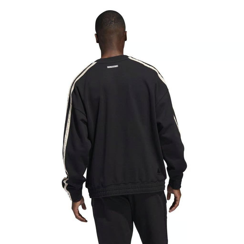 adidas Толстовки Мужские Черные С Круглым Вырезом Умеренная Обычная GH4779