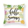 Boho Room Aesthetic Summer Green Pillowcase Cartoon Pineapple Decorative Pillow Bed Sofa Throw
