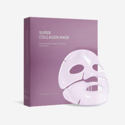 Супер Коллагеновая Маска 4 Листа | Укрепляющая и Повышающая Эластичность Тканевая Маска