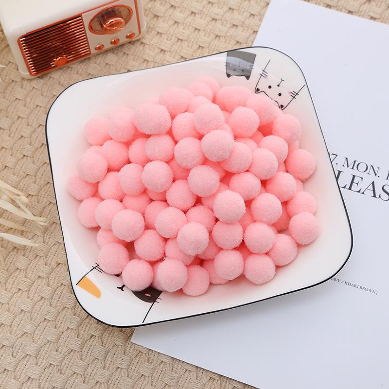 Colorful High Elastic Pom-Pom Embellishments - Free Same Day Shipping, In Stock, DIY Accessories, Large Plush Balls
