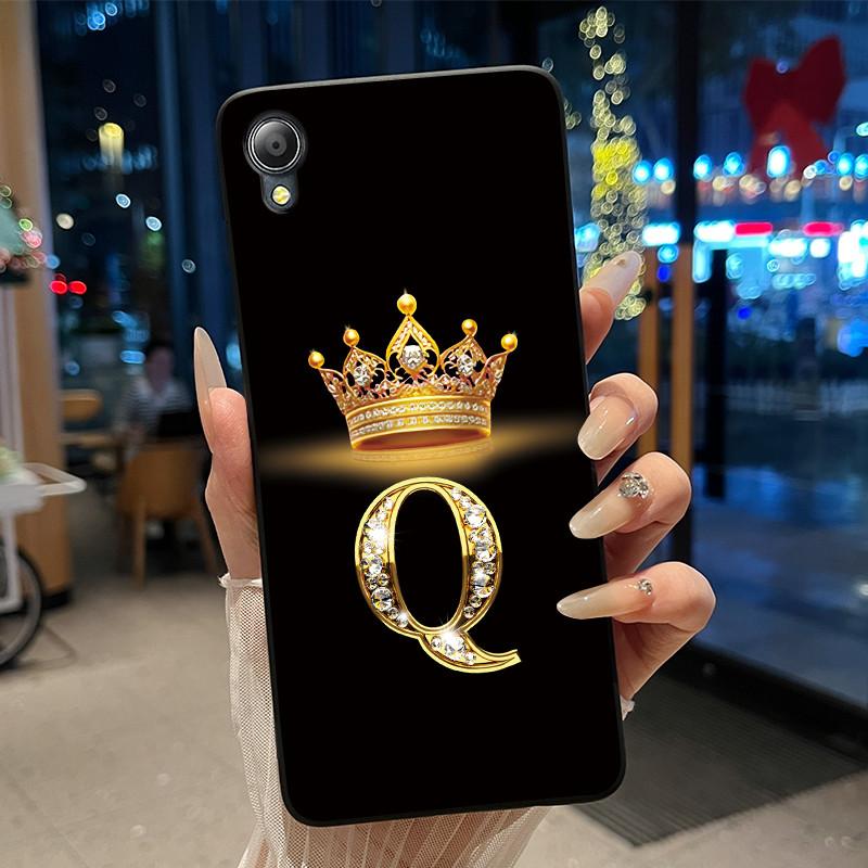 Cute New Design Crown Letter Shockproof Soft Phone Case For Asus ZenFone Live (L1) ZA550KL Bumper Silicone Black Case Cover