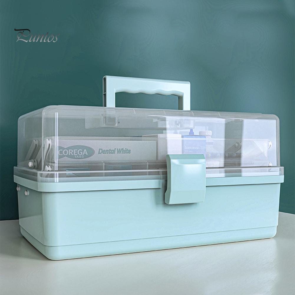 Домашняя косметика, аптечка для хранения лекарств, пластиковый портативный ящик для хранения лекарств