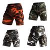 Men's  Casual Shorts Al Cargo Shorts Male  Hiking Fishing Five Point Camo Joggers Shorts