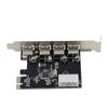 1 шт. PCI Express PCIe USB 3.0 концентратор-адаптер, 4 порта USB 3.0, карта расширения PCI-E, 4-портовый контроллер USB3.0, аксессуары для DIY