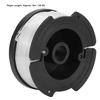6Pcs Lawn Mower Spool with Cover Replacement Accessories Parts Fit for BLACkDECKER AF100