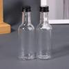 6 шт. 50 мл мини прозрачные ПЭТ многоразовые бутылки вина маленькие бутылки для вечеринок свадьбы бутылки для ликера с герметичной винтовой крышкой