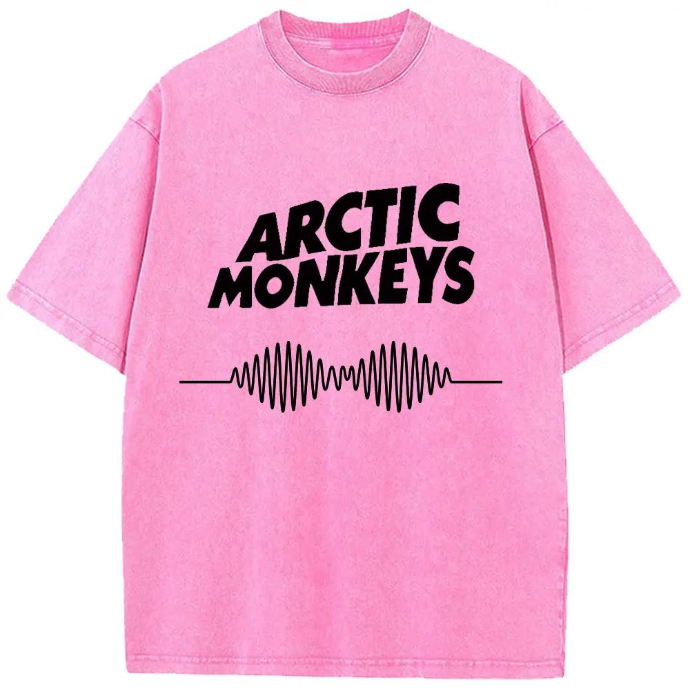 Ретро-рок Arctic Monkeys Музыкальный альбом Графический хлопковый футболка для мужчин Футболки Женские топы Уличная одежда Унисекс