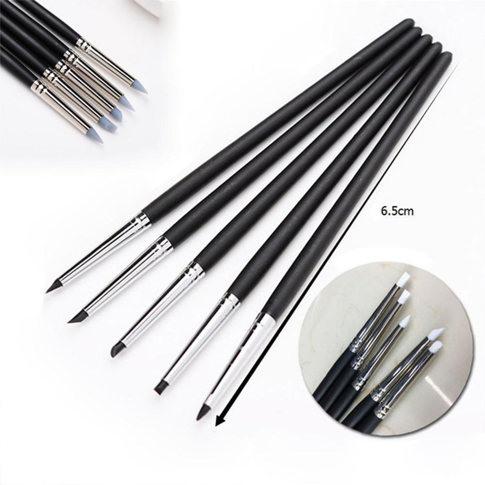 Modelling Craft Carving Wood Handle Nail Art Clay Shaper Sculpting Pottery Tool Silicone Pen