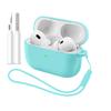 For Airpods Pro 3 2025 New Silicone Case Earphone Accessories with Cleaner Kit & Lanyard Full Protective Cover for Airpods Pro 3