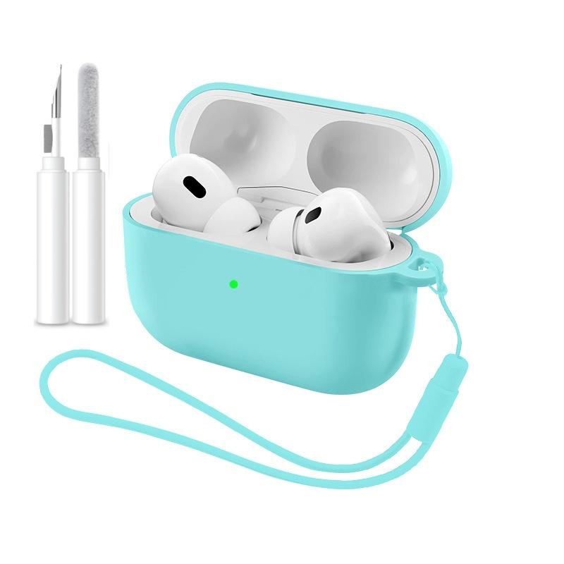 For Airpods Pro 3 2025 New Silicone Case Earphone Accessories with Cleaner Kit & Lanyard Full Protective Cover for Airpods Pro 3