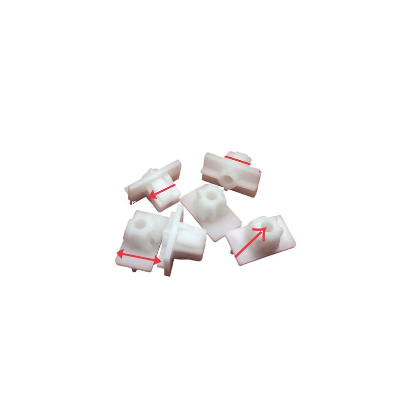 Automotive Plastic Buckle Foton Daimler Auman ETX9 Series Corner Self-Tapping Plastic Screw Fixed Clip Base Buckle