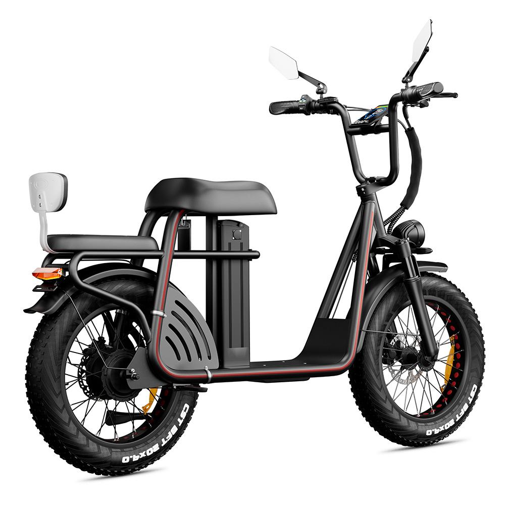 Electric Bicycle Drvetion ET20 20" 1000W Motor City Electric Bike For Adult 48V 15AH With NFC Max Range 80Km Max Load 150Kg