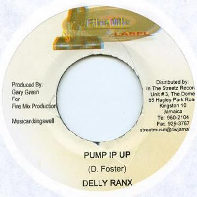 7-дюймовая пластинка DELLY RANKS / CHICO - Pump Ip Up / Watch The Hype Fire Mix 2006 Ямайка Регги, Ска и Даб
