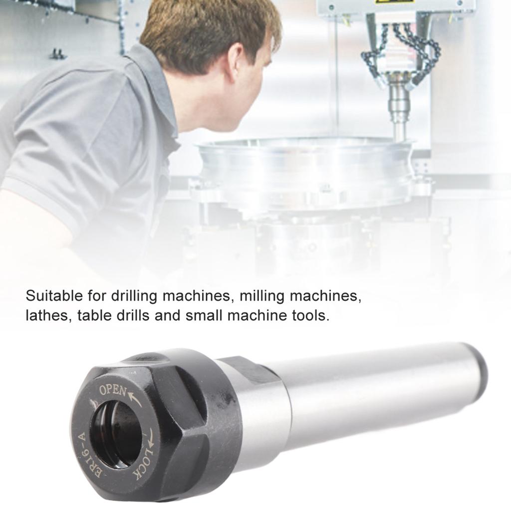 Collet Chuck Handle Shank Steel Pull?Back Type MTB2ER16AM10 for Milling Drilling Machine