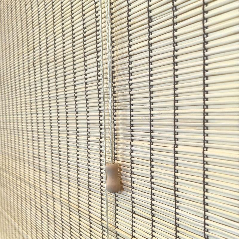 Уличные бамбуковые водонепроницаемые рулонные шторы для защиты от солнца и перегородок