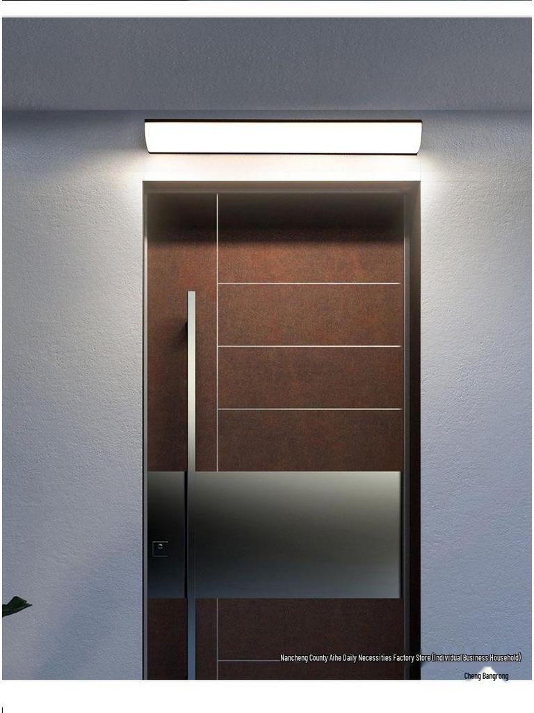 Уличный светодиодный водонепроницаемый настенный светильник - сверхъяркое освещение для двора и входа, балкона и террасы.