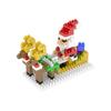 Nanoblock Christmas Santa Sleigh 166 Pieces (PCS)