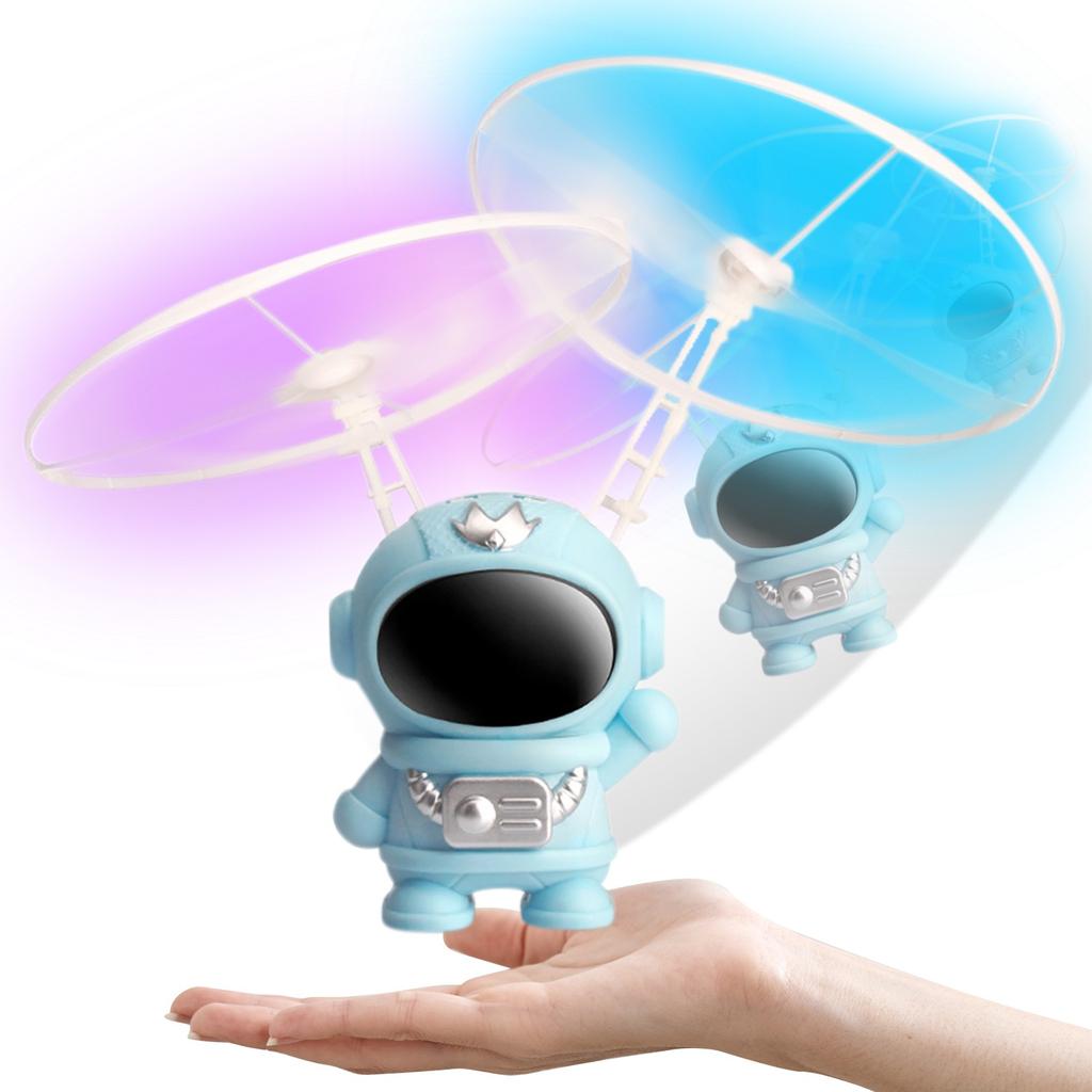 Color Astronaut Toy UAV Helicopter Ball With Built-In Luminous LED Lighting, Suitable For Children And Teenagers