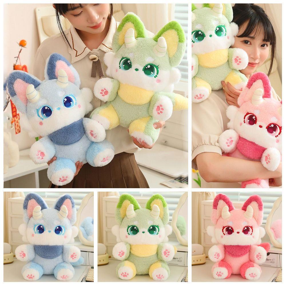 Big EYE Little Animal Devil Doll Large Ear Cartoon Plushies Doll  Kids Birthday Christmas