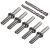 Mamota Concrete Drill Bits for Stone Splitting, Rock Repair, and More, 16mm Wedge, Screw, and Router Bit Set (Includes 5 16mm Drill Bits and 2 Bits)