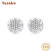 Танциз стерлингового серебра 925 пробы циркон серьги серьги-капли для женщин подарки на свадьбу