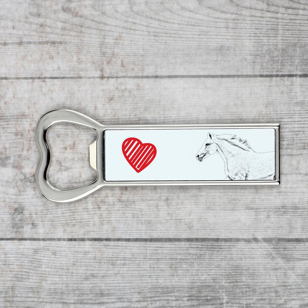 Czech Warmblood – Bottle opener with a horse, personalized fridge magnet bottle opener | Art-Dog