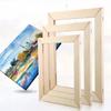 Paint Wall Art DIY Wooden Picture Canvas Oil Painting Photo Frame Solid Wood Frame Wood Frame