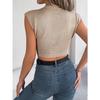 GMXIA Spring Summer Heart-shaped Hollowed-out Crop Top for Women's Vacation