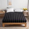 Printed Fitted Mattress Cover Dustproof Protector Sheet For Single Double Queen King Bed 1Pc