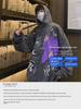 Осень 2024 г. Мужской повседневный свитер с капюшоном в стиле Гонконга с принтом в стиле хип-хоп больших размеров