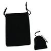 Черный бархатный мешочек на шнурке для украшений, 10x12 см, Модная упаковка