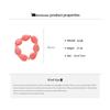 Irregular Imitation Marble Oval Acrylic Beads Bracelets Smudging Elastic Beaded Strand Bracelet Bangles Trendy Stack Jewelry D