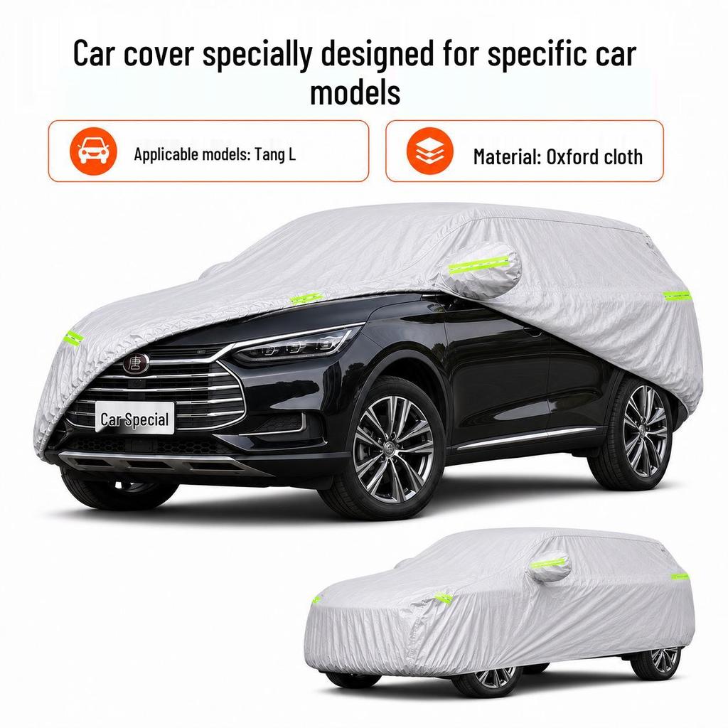 Чехол для автомобиля BYD Tang L: Всесезонная защита от солнца, водонепроницаемая, теплоизолирующая Оксфордская ткань.