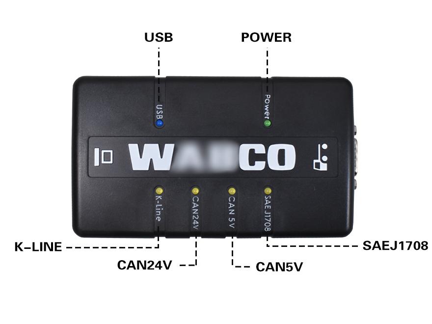 WABCO KIT Интерфейс диагностической системы для тяжелой техники (ПМР) Диагностический сканер ДИАГНОСТИЧЕСКИЙ инструмент