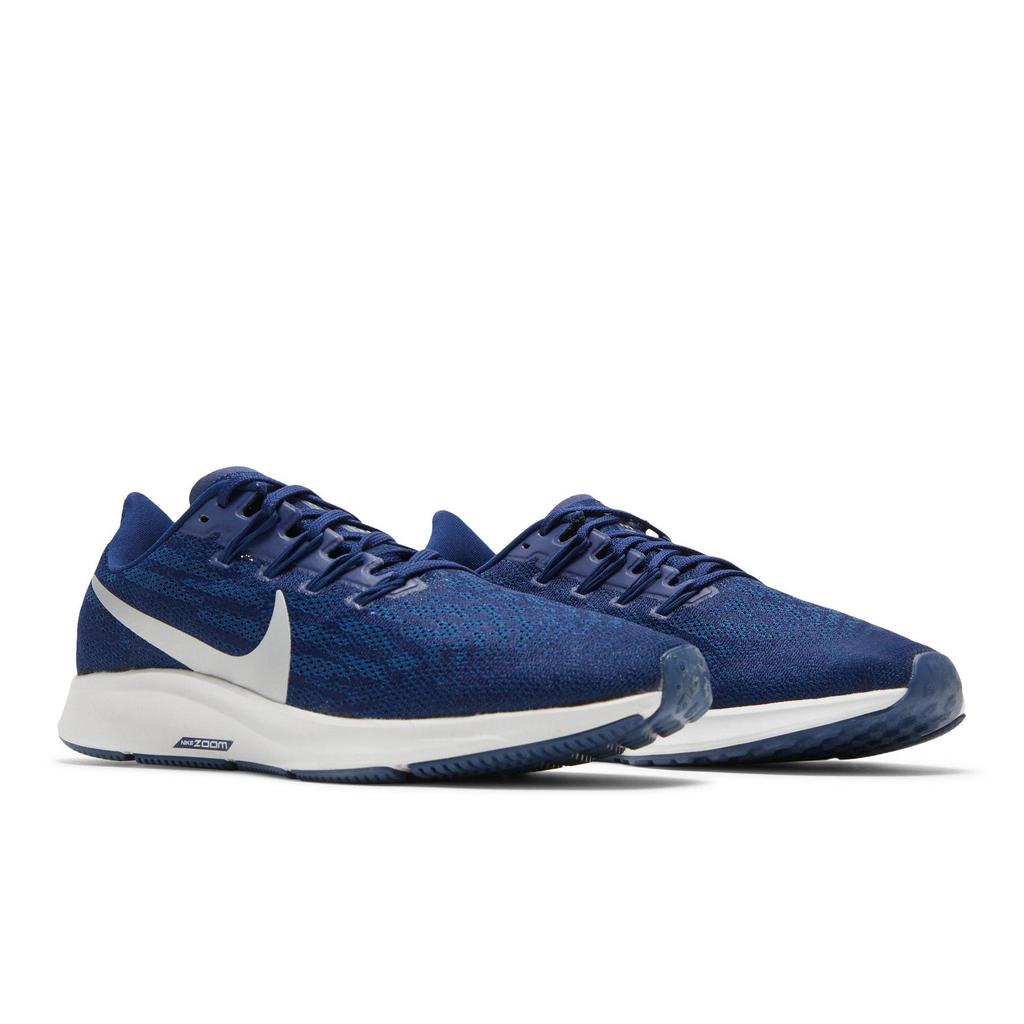 Nike Air Zoom Pegasus 36 'Blue Void' (Unisex) Blue Void / Metallic Silver / Coastal Blue Running Shoes AQ2203 401