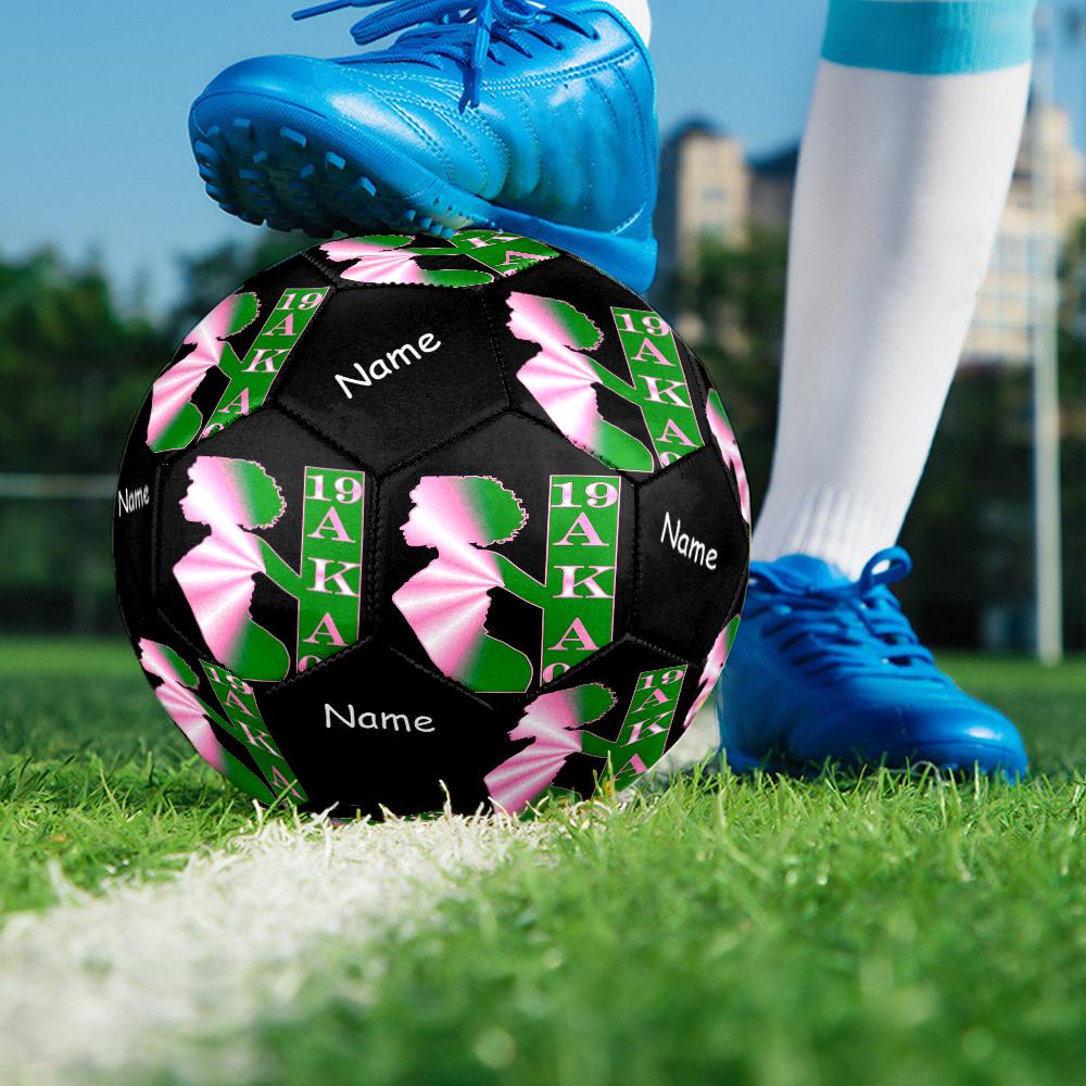 Custom Name AKA Theme Size 5 Soccer Ball, Suitable for Both Indoor and Outdoor Matches, a Gift Suitable for Everyone.