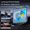 Wireless Car Charger Mount for OPPO Find N5 Honor Magic V2 Foldable Phone, 15W Qi Fast Charging Air Vent Auto-Clamping Phone Holder Stand