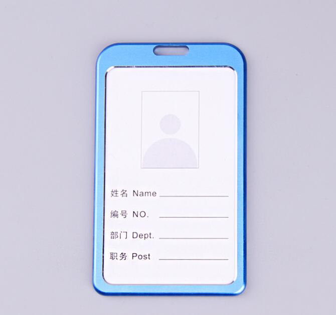 Алюминиевый держатель для визитной карточки с металлическим корпусом