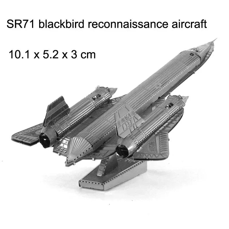 3D Металлические Пазлы Военный Истребитель J-20 J-10B SU-34 KA-50 НЛО Вертолет RAH-66 Сборка Своими Руками Ручная Сборка Масштабная Модель Пазлы